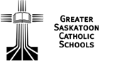 Greater Saskatoon Catholic Schools Logo Side Text